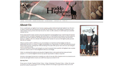 Desktop Screenshot of haddohighlandwear.com